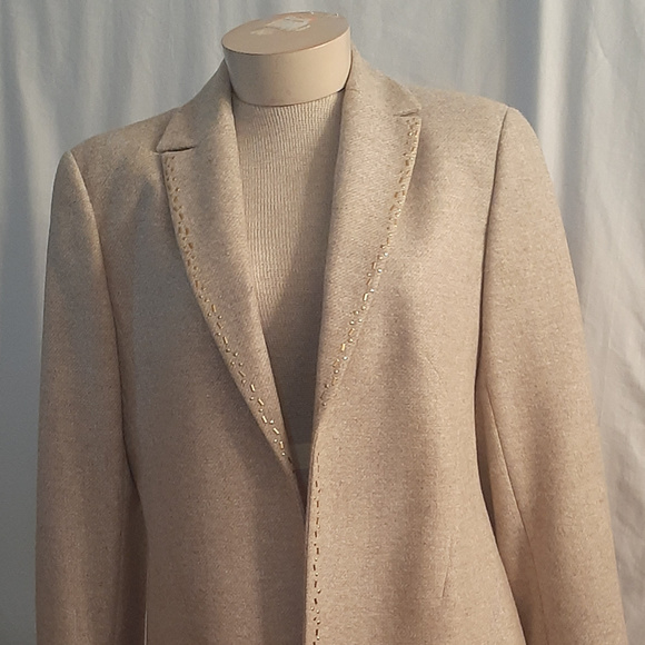 Vintage Valentino cream skirt suit set